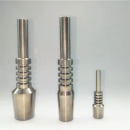 Titanium Nail 10mm 14mm 18mm Grade 2 Ti Nail VS Quartz Nail Ceramic Tip For Dab Rig Bong Set DHL free