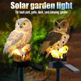 Solen Power Outdoor Garden Novelty LED Owl Light Up Path Ornament Decoration