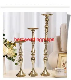 billig försäljning hög guld mental cylinder billig bröllop vaser bästa0872