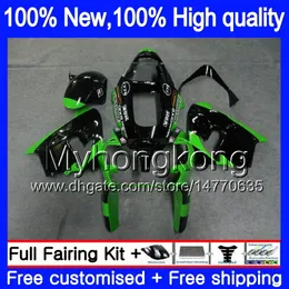 Kawasaki ZX-9R ZX900CC ZX 9R 9 R 900 CC ZX 9R 9 R 900 2000 2000 2002 2003緑色ブラック216MY.58 ZX900 ZX9 R 900CC ZX9R 00 01 02 03 Full Fairing