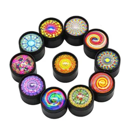 Newest 3D Pattern Grinder Accessories Pollen Presser Hand Zinc Alloy New Unique Design Easy To Carry Clean High Quality Smoking Pipes