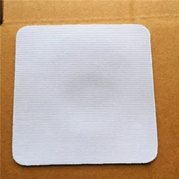 Sublimação Neoprene Em branco Borracha Natural Borracha De Transferência Quente Impressão Redonda Quadrado Forma De Borracha Tapetes Em Branco Custom DIY Consumíveis