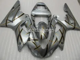 ZXMOTOR Free Custom Fairing Kit dla Yamaha R1 1998 1999 Silver Black Fairings YZF R1 98 99 HS25