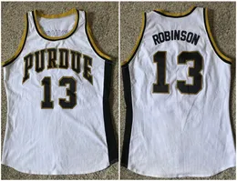 #13 Glenn Robinson Purdue Retro Boilermakers College Retro Basketball Jersey Mens Ed Custom Number Name Jerseys