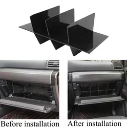 Black ABS Car Copilot Storage Box Clapboardr Dekoracja Pokrywa dla Toyota 4runner / Super samochodowe akcesoria wnętrza