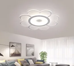 Blumen-LED-Deckenleuchte, dimmbare Acryl-Deckenleuchte, Beleuchtungskörper für Wohnzimmer, Schlafzimmer, Flur