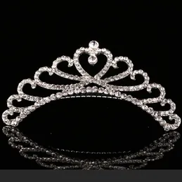 Modne mix style lśniące dhinestone crown dziewczęta panna młoda tiary mody korony ślubne akcesoria na imprezę ślubną