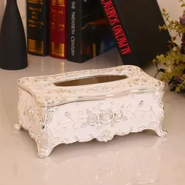 Acrylic Tissue Box Universal Luxury European Paper Rack Office Table Accessories Home Office KTV Hotel Car Facial Case Holder