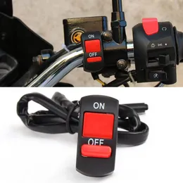 Universal DC12V 10A Motorcycle HandleBar Flameout Switch On Off Button Motocicleta Peças para Moto Motor ATV Bike