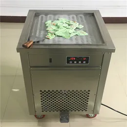 SPEDIZIONE GRATUITA Ice Cream Roll Equipment Macchina per yogurt fritto commerciale 110v 220v Electric Thailand Fry Ice Cream Pan