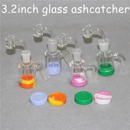 Glass Reclaim Catcher smoking ashcatchers handmade with 14mm 18mm joint 4mm Quartz Banger nail for dab rig bong Reclaimer Catchers Adapter DHL