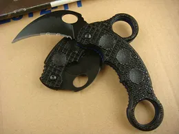 337 Karambit Klaue 440C Stahlgriff gerades Messer Camping Überleben Klappmesser Weihnachtsgeschenk Outdoor-Werkzeuge A1pa