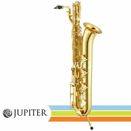 Jupiter JBS-1000 Baritonsaxophon E Flat Gold lackiert Internationales Musikinstrument mit Kofferzubehör Kostenloser Versand