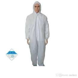 One Time Disposable Waterproof Oil-Resistant Protective Coverall for Spary Painting Decorating Clothes Overall Suit L/XL/XXL/XXXL Size