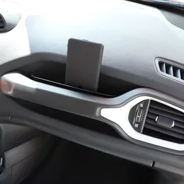 Griglia di stoccaggio della scatola di immagazzinaggio della maniglia del bracciolo del copilota per auto nera per Jeep Renegade 2015 Accessori interni in ABS257o