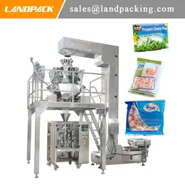 Frozen Green Beans Vertical Form Fill Seal Packing Machine Frozen Food Packaging General Purpose