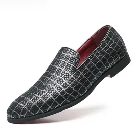 Męskie Sukienka Buty Mokasyny Gents Shoes Mens Party Shoes Coiffeur Duży rozmiar Sepatu Slip On Pria Scarpe Uomo Elegali Elkek