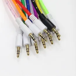 Pleciony Aux 3.5mm Stereo Auxiliary Car Cable Cable Audio Male do Samsung Do Tablet Samsung LG Smartphone