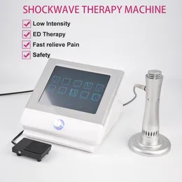 Radial Focused Portable Medical Shock Wave Therapy Machine Elektromagnetisk Shock Wave Pulse Physical Therapy Utrustning för ED Behandling