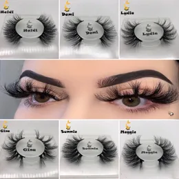 New Mink Lashes 3D Mink Eyelashes 100% Cruelty free Lashes Handmade Reusable Natural Eyelashes Popular False Eeye Lashes Makeup E series