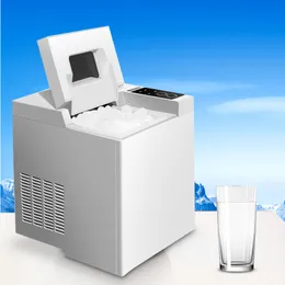 Przenośny komercyjny sklep z herbatą mleczną Ice Moder Mini Desktop Ice Maker W pełni automatyczny narzędzie do produkcji lodu na dużą pojemność