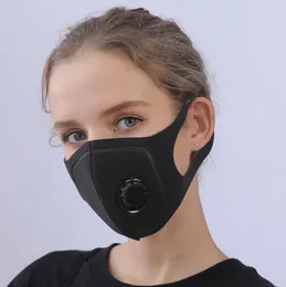 Andningsventil Mask PM2.5 Anti-damm Anti föroreningar munmask Tvättbara tvättbara dammskyddade tvättbara ansiktsmasker OOA7745