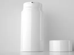新しい30ml-150ml白PPプラスチックプレスエマルジョン真空ボトル