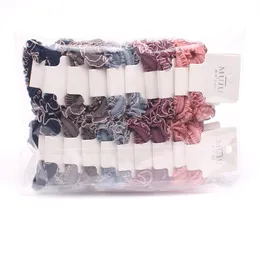 Corda de borracha Scrunchy Elastic Hair Bands Mulher Menina Headdress Laços Ropes Gum Titulares Acessórios