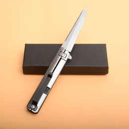 عرض خاص زعنفة قابلة للطي سكين d2 ستون غسل بليد الفولاذ المقاوم للصدأ مقبض الكرة تحمل السكاكين فتح سريع EDC والعتاد