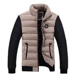 2018新しい雪の冬のコートの男性の綿の肥厚冷たいスタンド襟フリース暖かいパーカージャケットメンズカジュアルホットオーバーコート男WFY37