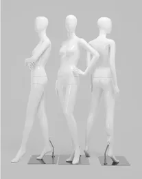 Fashion Style Gloss White Female Mannequin Women Model Customized On Sale