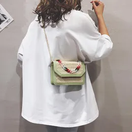 Designer-Ocardian handväskor 2019 Ny design mode kvinnor söt färgstark kedja väv läder crossbody väska handtag bollar bolsa feminina june5