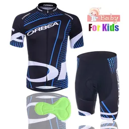Orbea Kids Cycling Jersey Bib Shorts Set Breathable Summer