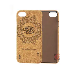 Ultra Thin Natural Cork Phone Fodral för iPhone 6 7 8 Plus X XR XS 11 Pro Max Top-Selling Fashion Back Cover Shell Custom Design 2021