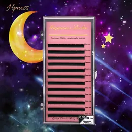 HPNESS Lashes Korea Silk Volume Premium Eyelashes Natural Color All Sizes Classic Lashes for Eyelash Extension Training