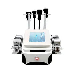 Multifunktion Lipolaser Slimming Machine 650nm Lipo Laser Lipolys 40K Ultraljud Kavitation Radiofrekvens Vakuumkavitation RF-maskin