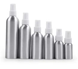 300 sztuk 30/50 / 100/120 / 150ml butelka aluminiowa myszy butelki rozpylającej drobną mgłą aluminiową butelki dołączania sn4257