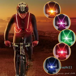 패션 - LED 실행 안전 및 자전거 연습장 cny1263에 대한 반사 벨트 조끼 벨트 높은 가시성을 실행
