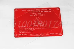 Mk2 PCB Heatbed Reprap Prusa 200mm * 300mm * 3 mm için Freeshipping 3D yazıcı borosilikat cam