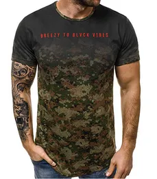 2019 Nowy Marka T Koszulki z krótkim rękawem T-shirt Mężczyźni Kamuflaż T Shirt Men Tops Tees Szybki Suszenie Wojskowe Tshirt Mężczyźni T317