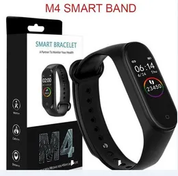 M4 Smart Band Fitness Tracker Watch Sport Bracete Bracte Rate Smart Watch 0.96 дюйма Smartband Monitor Worldband