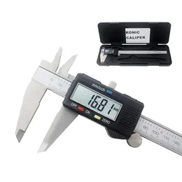 Digital Caliper 200mm 8 tums elektronisk rostfritt stål Vernier Caliper 0,01 mm RULLER Mätmätare Mikrometer Diagnostiskt verktyg