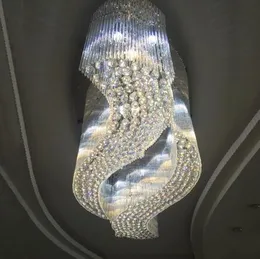 Nowoczesny minimalistyczny LED Salon Lampa Sufitowa Owalny Duży Lampa Inżynierska Luksusowa Sypialnia Kryształowa Lampa Restauracja Myy
