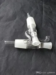 Transparent Tee Glas Bongs Tillbehör, Glas Rökpipor Färgglada Mini Multi-Colors Handrör Bästa Sked Glas