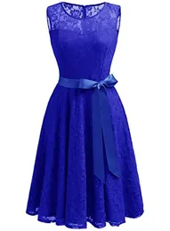2019 New Jewel Mini Lace Party Gowns With Bow Zipper Plus Size Formal Evening Celebrity Dresses BE28