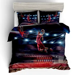3D Football Basketball Bedding Suit Quilt Cover 3 Pics Duvet Cover High Quality Bedding Sets Bedding Supplies Home Textiles