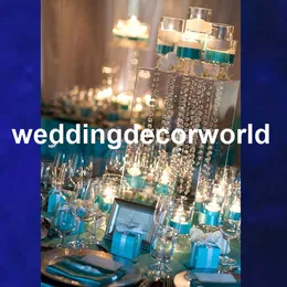 Новый стиль настольная хрустальная люстра центральные для свадебные украшения декор candlelabra свадьбу decor299