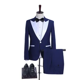 Formal preto noivo smoking para casamento jaqueta de fumo terno dos homens 2 peça conjunto 2020 vestido masculino casamento terno costumes268m