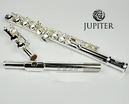 Taiwan Jupiter Flauta JFL-511ES 16 sobre C Tune instrumento musical Flauta E-Key flauta música profissional Frete grátis