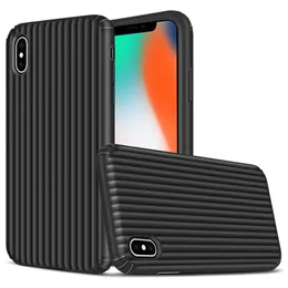 Hybrid Armor Fodral Bagage Silikon Telefonväska För Samsung S9 S8 Anm. 9 iPhone X XS Max XR 8 7 6S plus